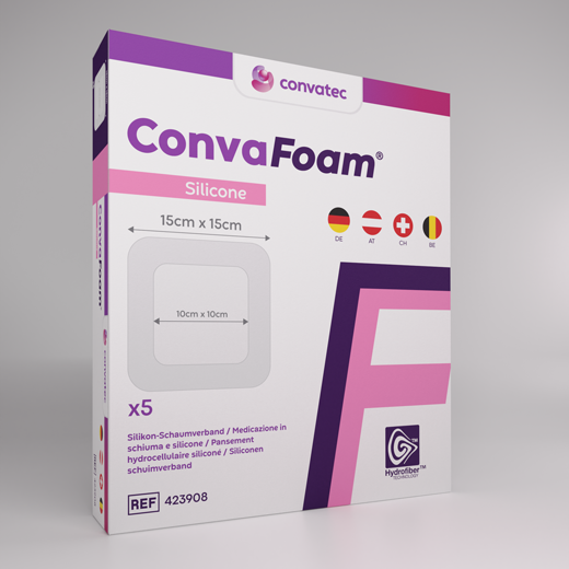 CONVAFOAM Silicone Verband 15x15 cm